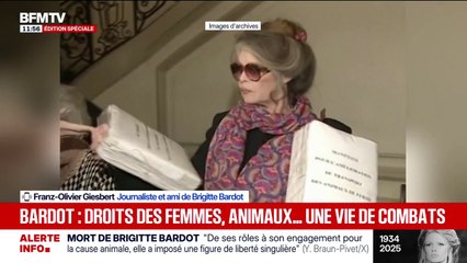 Franz-Olivier Giesbert, journaliste et ami de Brigitte Bardot réagit à son décès