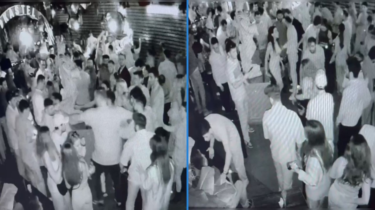 Eğlence mekanında sarkıntılık iddiası tartışma çıkardı: Cam bardakla saldırdı, kafa attı