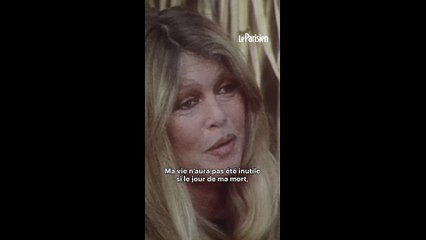 Mort de Brigitte Bardot : «Ma vie aura été utile pour les animaux»