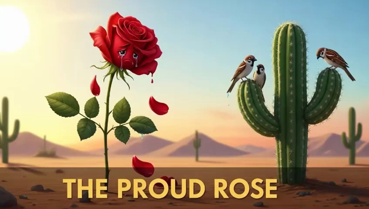 The Proud Rose | Moral Story About Kindness and Humility