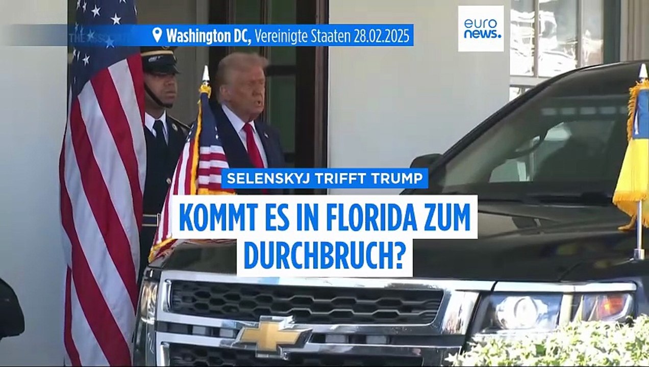 Vor Selenskyj-Treffen in Florida: Trump telefoniert mit Putin