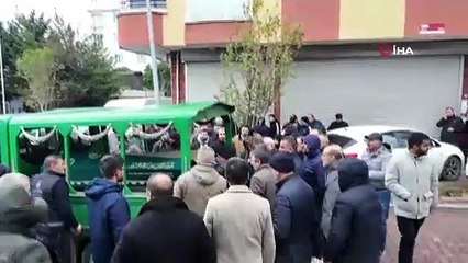 Servis kazasında hayatını kaybeden şoför, son yolculuğuna uğurlandı