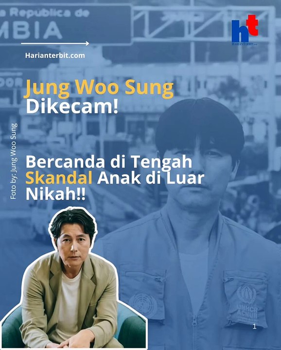 Jung Woo Sung Dikecam!  Bercanda di Tengah Skandal Anak di Luar Nikah!!
