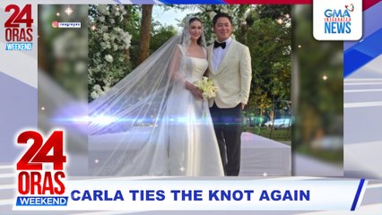 Carla Abellana, glowing sa kanyang wedding with her first love | 24 Oras Weekend