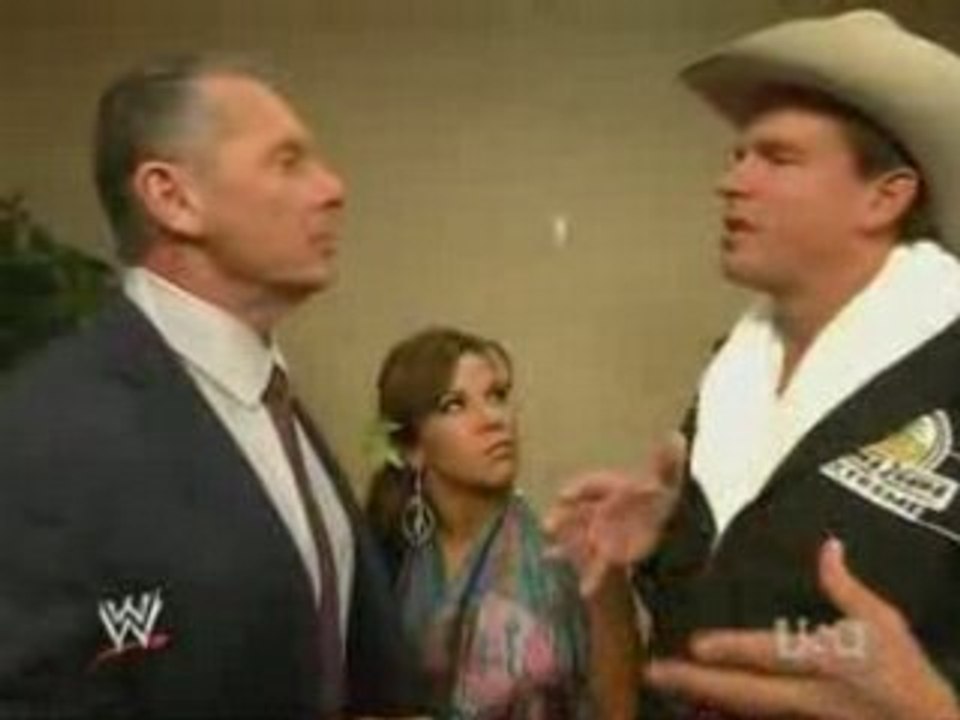 Jbl & Mickie James & Cena & Vince Backstage - RAW 5_26_08