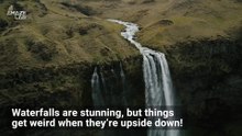 Is This Waterfall Really Flowing Backwards — or Is It Just an Amazing Optical Illusion?