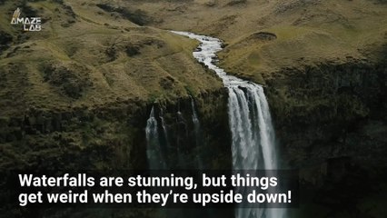 Is This Waterfall Really Flowing Backwards — or Is It Just an Amazing Optical Illusion?