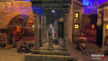 Once belenes a lo grande muestran la Navidad en Tafalla