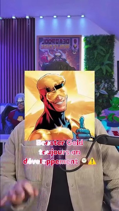 Booster Gold 🕰️ la série DC est toujours en développement chez DC Studios ⚠️
