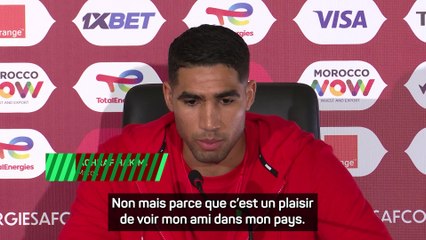 Hakimi sur Mbappé : "C'est un plaisir de voir mon ami dans mon pays"
