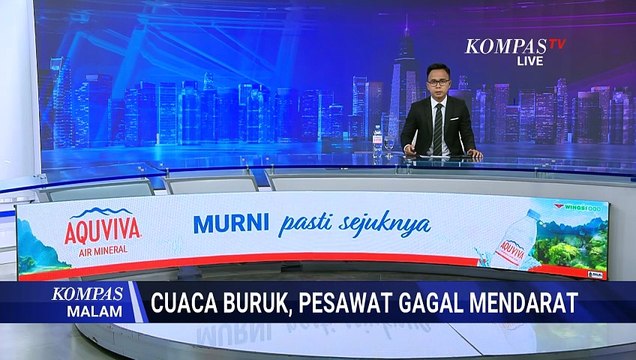 Kronologi Pesawat Internasional Gagal Mendarat di Bandara I Gusti Ngurah Rai Bali | KOMPAS MALAM