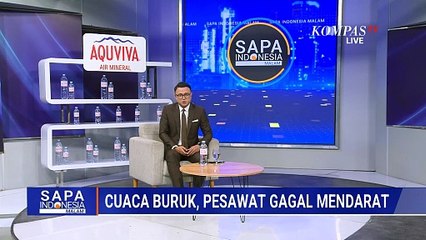 Detik-Detik Pesawat Fly Emirates Gagal Mendarat di Bandara Ngurah Rai Bali | SAPA MALAM