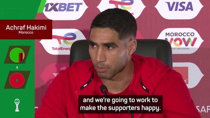 Hakimi likens Morocco's AFCON to PSG's Champions League triumph