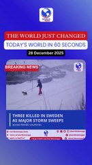 Three killed in Sweden as major storm sweeps across Nordic countries