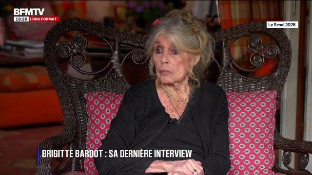 J'étais une femme très vivante [...] mais j'ai beaucoup râlé aussi : retour sur les confidences de Brigitte Bardot à BFMTV en mai 2025