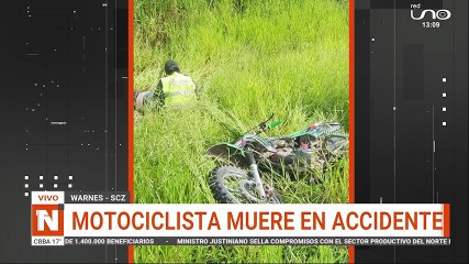 MOTOCICLISTA PERDIO LA VIDA TRAS UN ACCIDENTE
