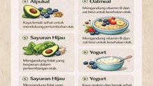 6 makanan terbaik untuk mendukung perkembangan otak bayi Anda