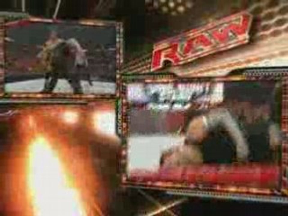 John Cena & Jeff Hardy vs Umaga & JBL 2/2 - RAW 5/26/08