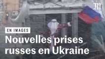 En images. Moscou revendique la prise de deux localités ukrainiennes