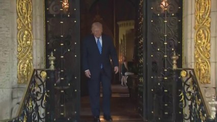 Trump da la bienvenida a Zelensky