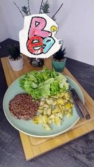 5✨L'assiette steak haché 100 % pur bœuf, salade, pomme de terre 🥗🥩