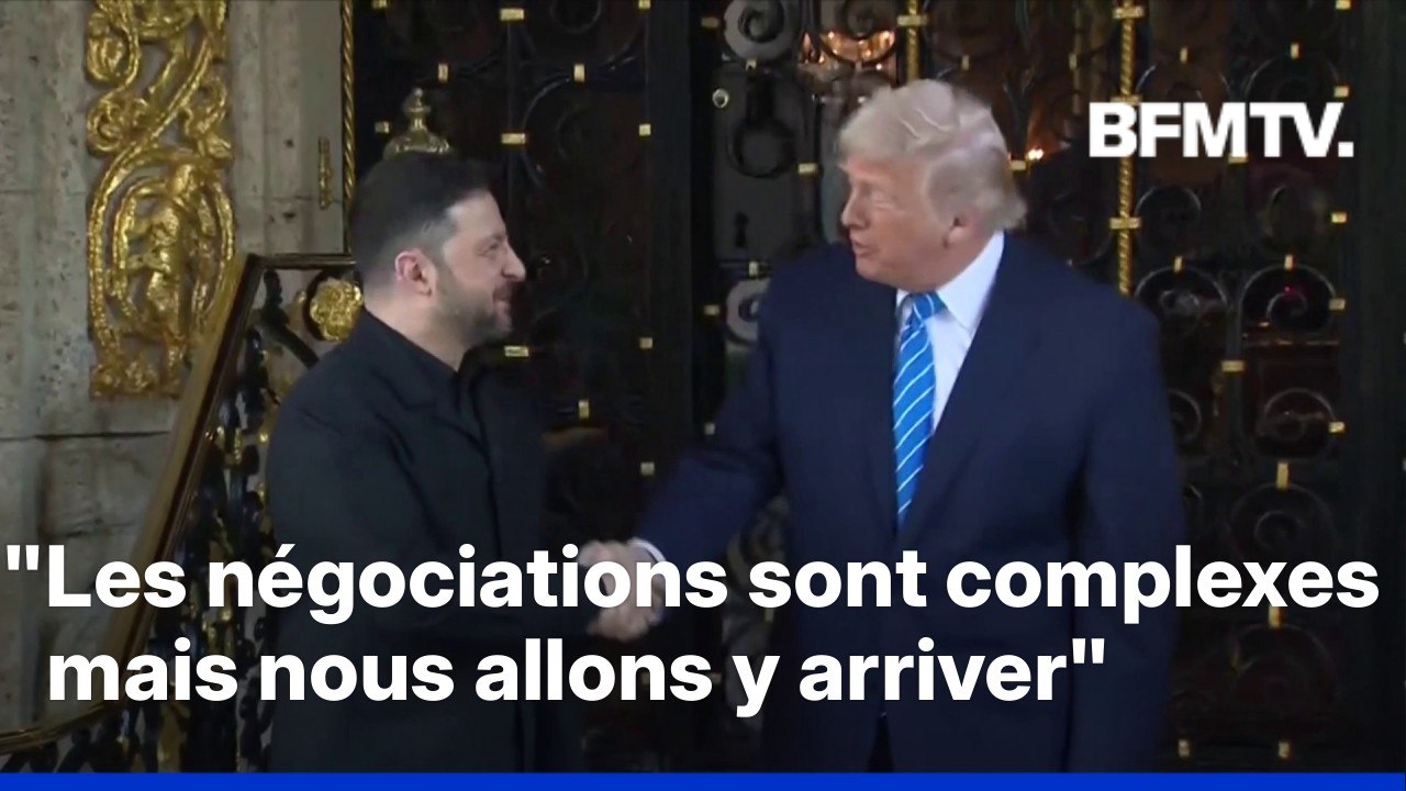 En Floride, Donald Trump et Volodymyr Zelensky discutent du plan de paix pour l'Ukraine