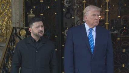 Zelensky's difficulties to understand question