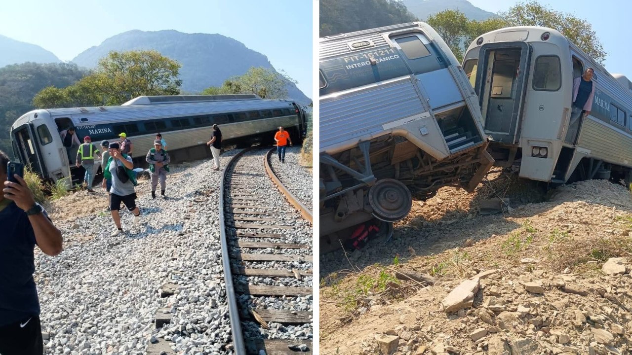 Tren Interoceánico se descarrila en Oaxaca; se reportan 15 personas heridas