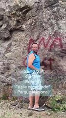 Fue grabado mientras pintaba grafittis en el Parque Nacional Nahuel Huapi: la dura sanción que recibió