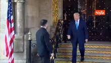 Trump riceve Zelensky a Mar-a-Lago: Penso che siamo nelle fasi finali dei colloqui