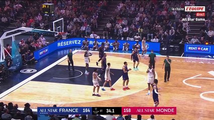 La Team France s'impose face à la Team Monde au bout de la deuxième prolongation - Basket - All-star Game LNB