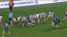 TOP 14 - Essai de Facundo ISA (SP) - Section Paloise - Montpellier Hérault Rugby