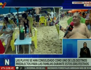 La Guaira | Temporadistas disfrutan de las playas durante el asueto navideño