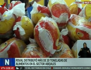 Táchira | Pdval favoreció con más de 20 toneladas de alimentos a las familias del sector Abejales