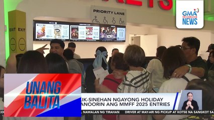Mga Pinoy, balik-sinehan ngayong holiday season para panoorin ang MMFF 2025 entries  | Unang Balita