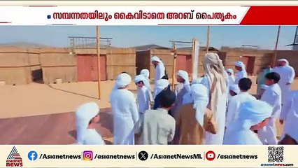 ഒട്ടകത്തെ മെരുക്കി സവാരി, ഈന്തപ്പന മരം കയറി വിളവെടുക്കൽ; മാതൃകയായി ദുബായ് കിരീടാവകാശി