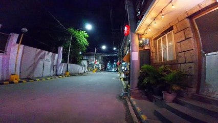 Gorgeous Evening on Dimatimbangan Street in Paranaque City, Philippines