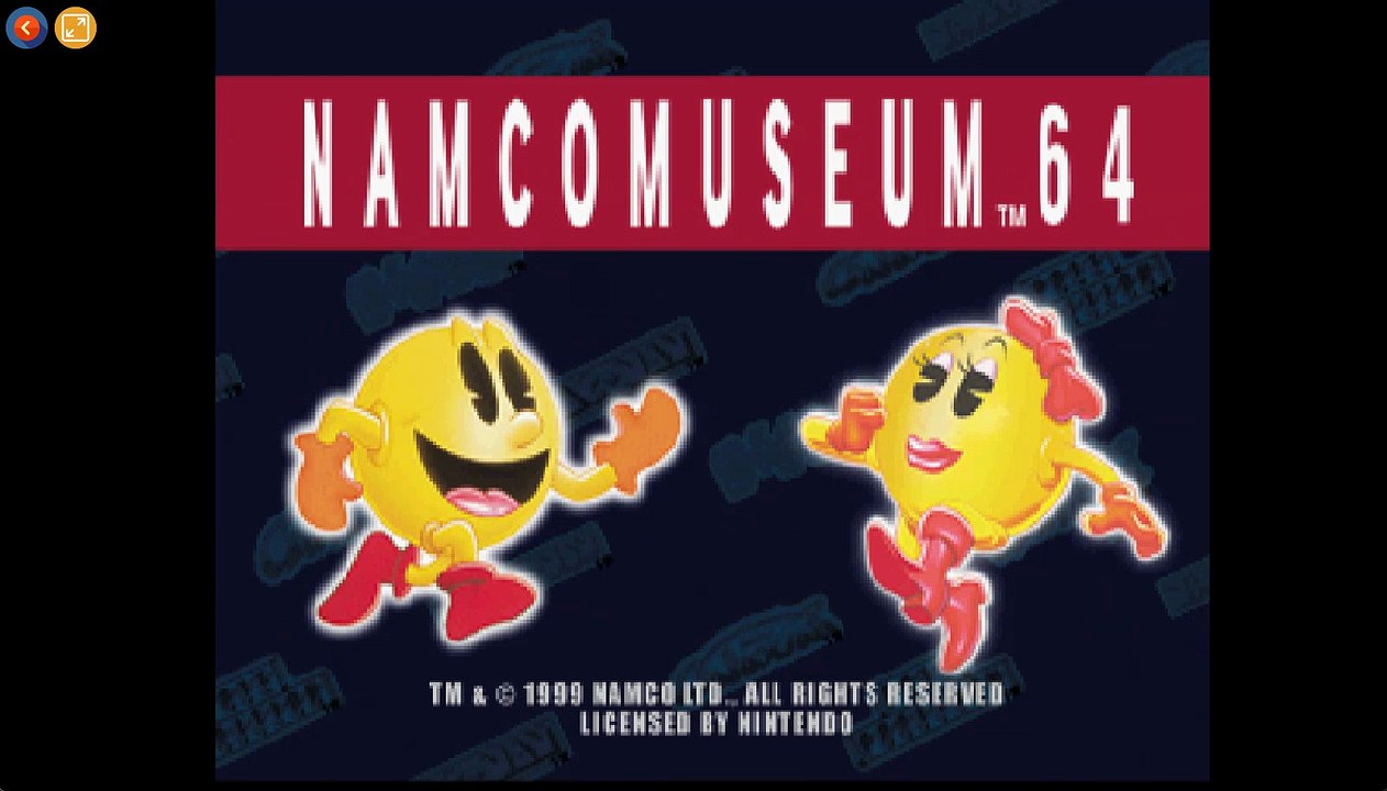 Namco Museum 64 (NINTENDO 64) Pac Man Longplay