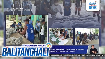 P26.36-M halaga ng hinihinalang high grade marijuana o kush, natagpuang palutang-lutang sa dagat | Balitanghali