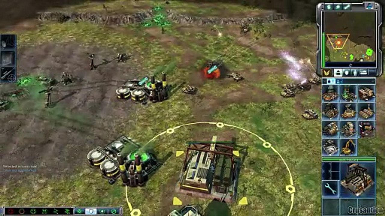 CNC 3 Kane's Wrath GDI vs Brutal AI - Rusher (Steel Talons)