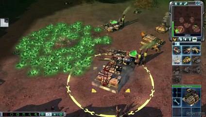 CNC 3 Kane's Wrath GDI vs Brutal AI - Steamroller (Marked of Kane)