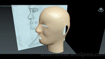 Flame: 3DS MAX Practice Polygon Modeling Head Model Video #60 (12-28-2025)