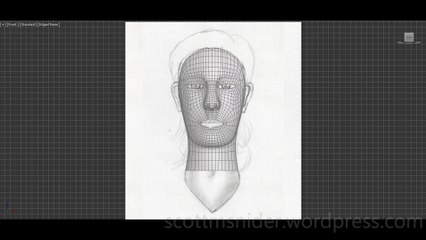 Flame: 3DS MAX Practice Polygon Modeling Head Model Video #65 (12-28-2025)