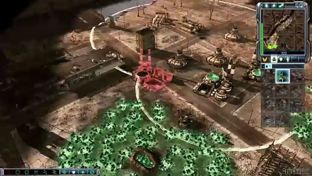 CNC 3 Kane's Wrath GDI vs Brutal AI - Steamroller (Traveler-59)