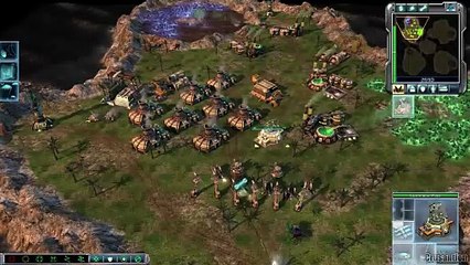 CNC 3 Kane's Wrath GDI vs Brutal AI - Steamroller (Reaper-17)