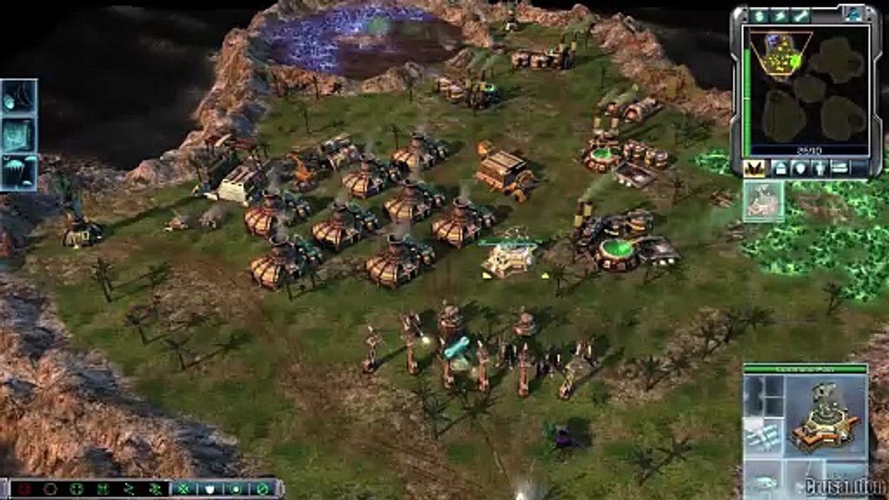CNC 3 Kane's Wrath GDI vs Brutal AI - Steamroller (Reaper-17)
