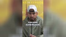 Kyrgios calls criticism of Battle of the Sexes 'DUMB'!