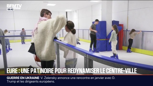 Normandie: une patinoire synthétique installée à Saint-André-de-l'Eure pour dynamiser le centre-ville