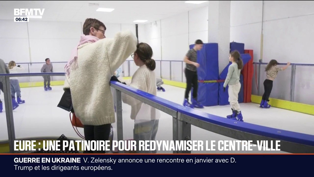 Normandie: une patinoire synthétique installée à Saint-André-de-l'Eure pour dynamiser le centre-ville
