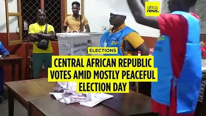 Central African Republic votes amid mostly peaceful election day
